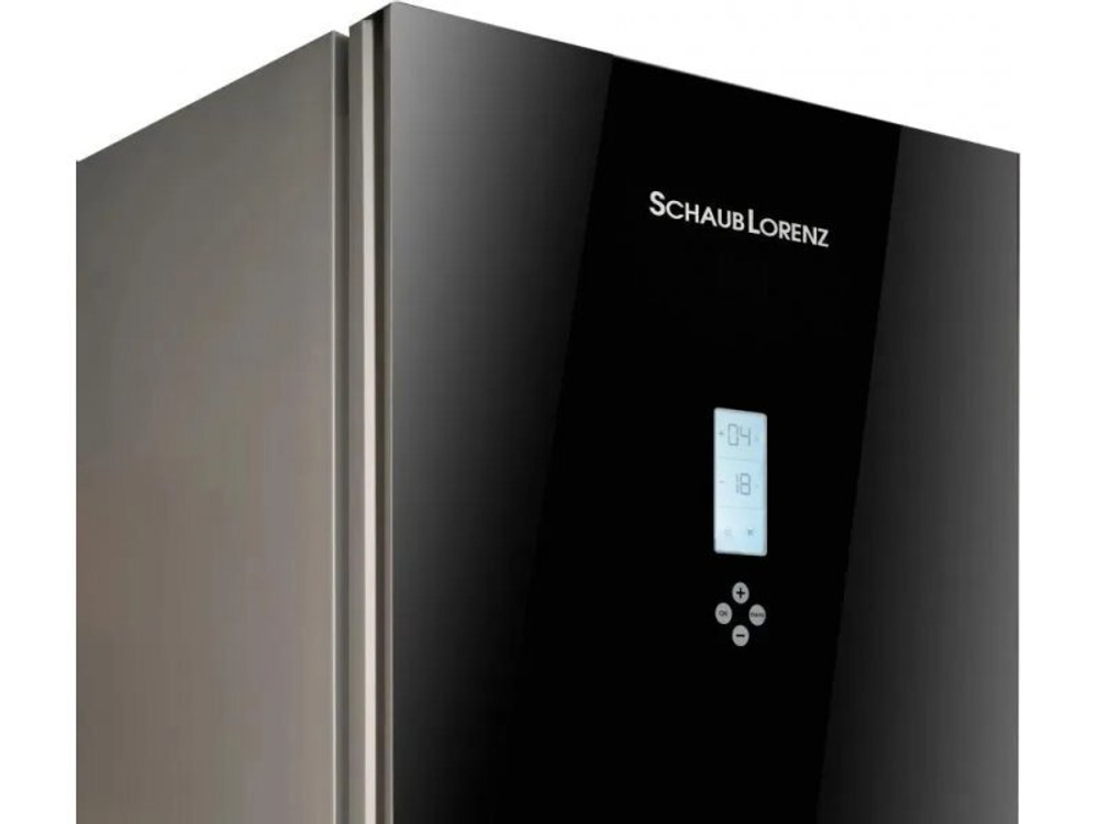 Холодильник Schaub Lorenz SLU S379Y4E черное стекло