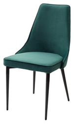 Стул М-City DISAUR Непал (Nepal-P) Зеленый 19, Велюр, Черный каркас