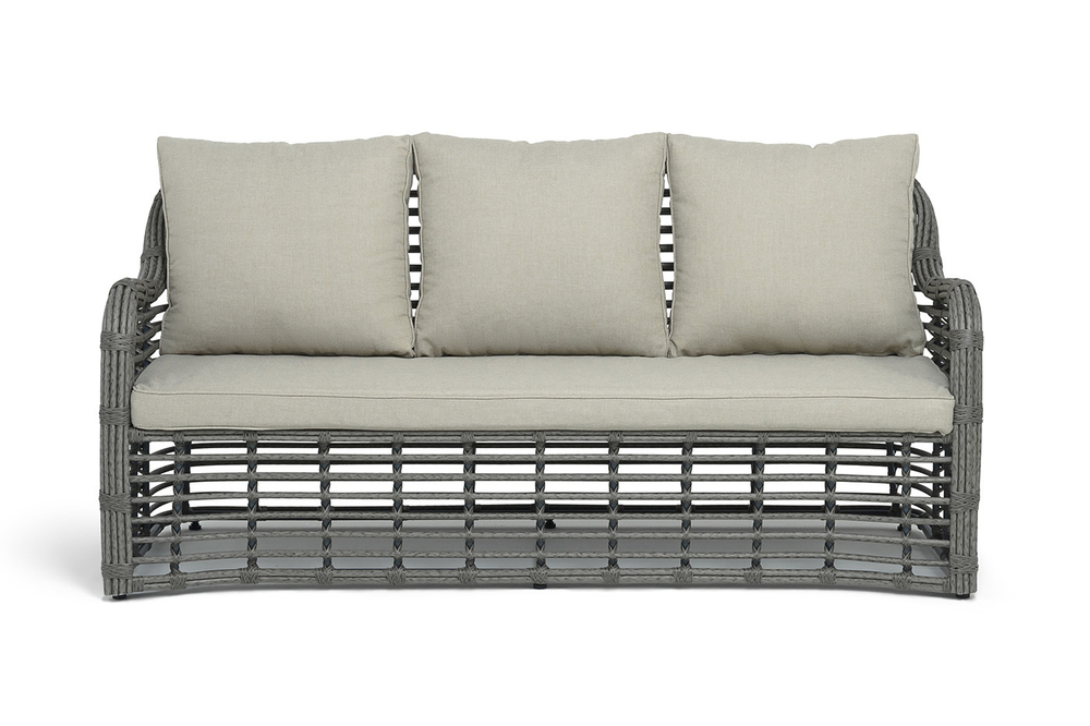 "Ницца" лаунж-зона из искусственного ротанга, цвет бронзовый