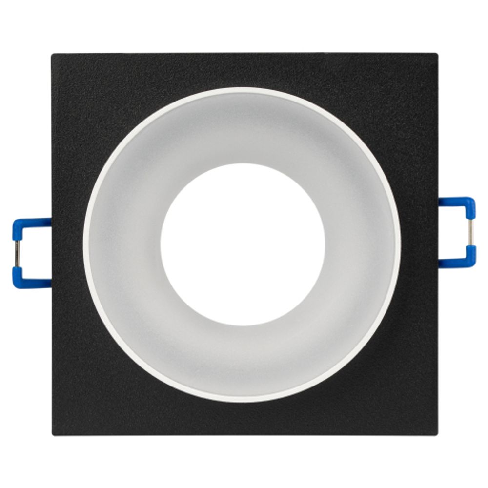 Встраиваемый светильник декоративный ЭРА DK96 BK MR16 GU5.3 черный | Декоративные встраиваемые светильники