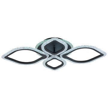 Потолочный светодиодный светильник 8018/2+2 GRP 76W+7W RGB графит Profit Light