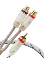 RCA кабель межблочный 1 папа 2 мама 2шт ()