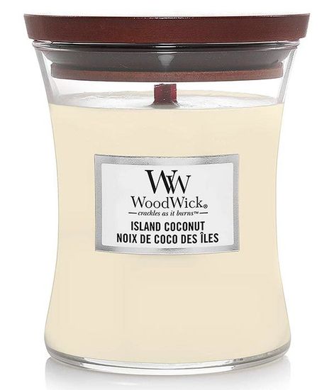 Кокосовый остров, ароматическая свеча, WoodWick