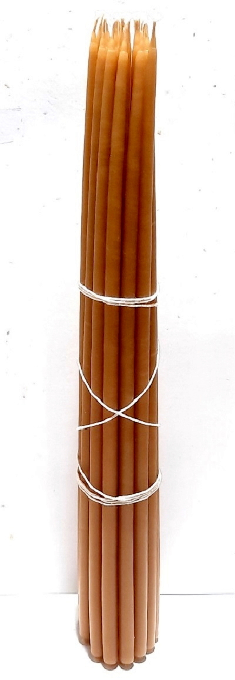 Свечи восковые конусные № 9 (воск 100%)