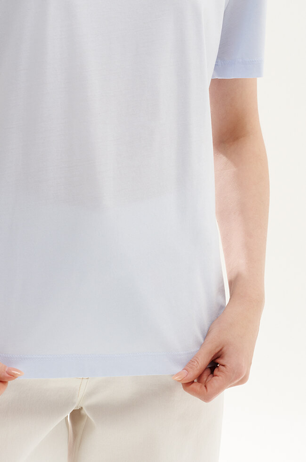 23510 Футболка женская (голубой)