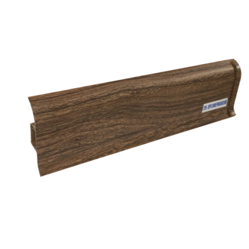 ПЛИНТУС "Lexida" 295 Орех американский 56*22мм 2,5м с к/к.