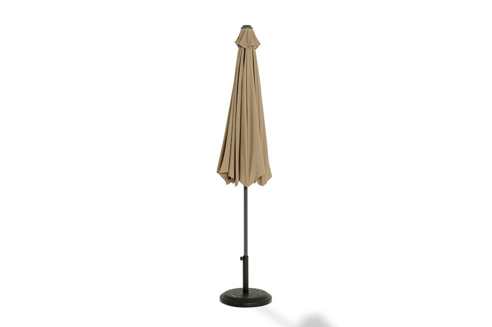 "Джулия" зонт садовый 3х3м на центральной опоре, тент бежевый