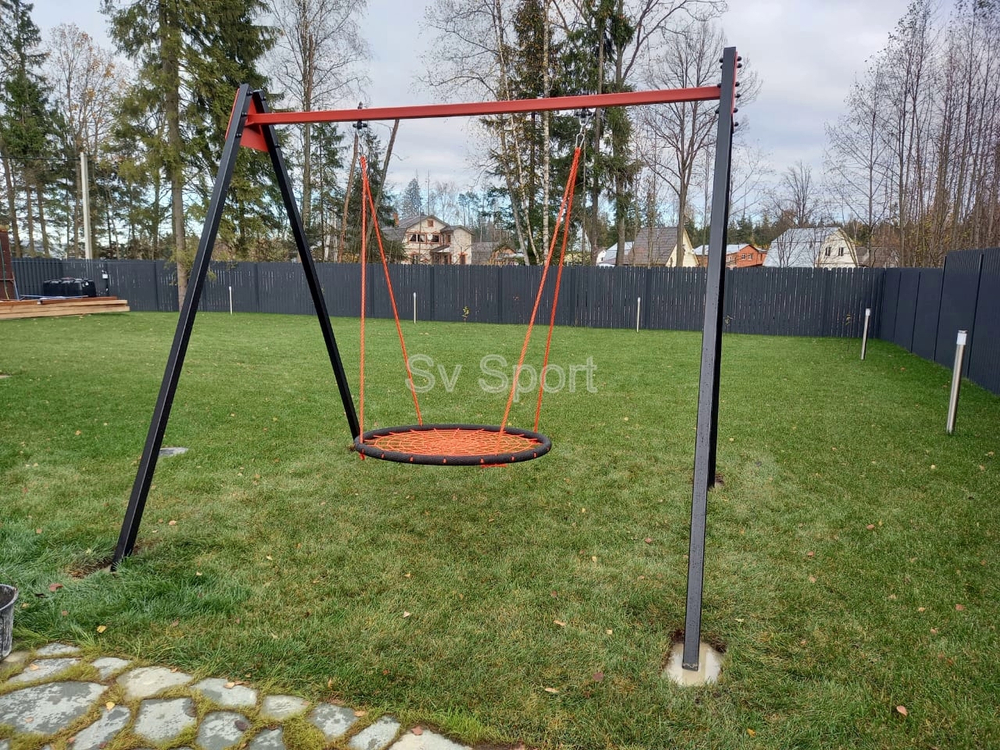 Монтаж уличных качелей Sv Sport