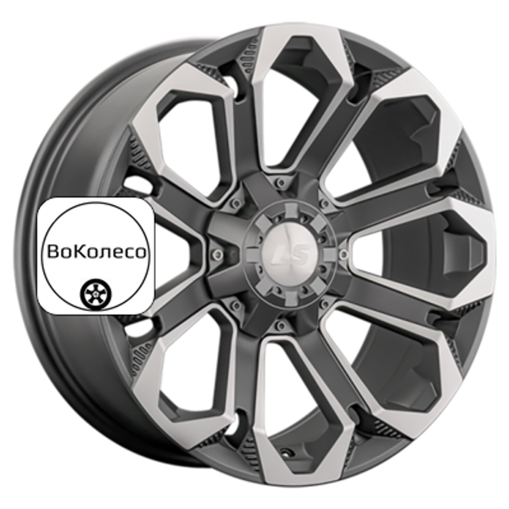 9x18/6x139,7 ET20 D106,1 1366 MGMF (конус, Колпак+лого) LS