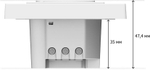 Розетка умная Aqara Wall Outlet H2 EU