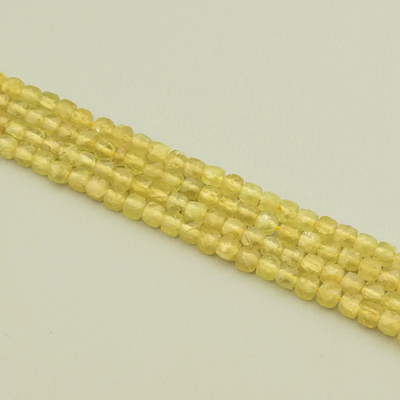 Нитка Волосатик 39 см. (Без замка) - Желтая