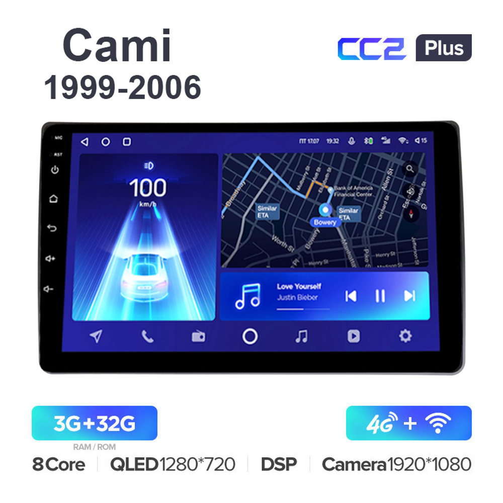 Teyes CC2 Plus 10,2"для Toyota Cami 1999-2006