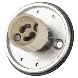 Светильник подвесной (подвес) ЭРА PL22 BK MR16 GU10 потолочный цилиндр черный