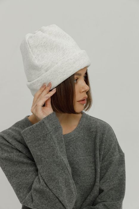 ШАПКА ЖАНИ СЕРЫЙ МЕЛАНЖ