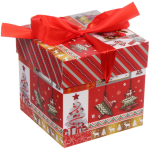 Коробка подарочная «Зимняя история» 10*10*10 см