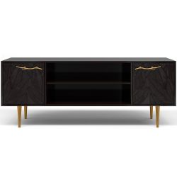 Тумба под ТВ Арт Колор leaves 155см Стайл Голд Терпкий коричневый