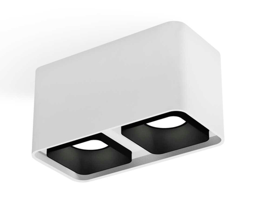 Комплект накладного светильника Ambrella light Techno Spot XS7850002 SWH/SBK белый песок/черный песок (C7850, N7702)