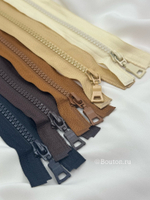 Молния тракторная коричневая