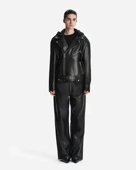 Косуха Biker из кожи Наппа