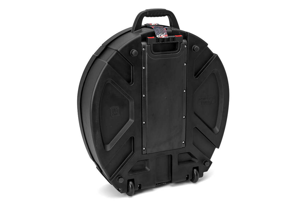 Кейс кофр ЧЕРНЫЙ для барабанных тарелок до 24" на колесах и с выдвижной ручкой DGCASE DARUMA 24-01А