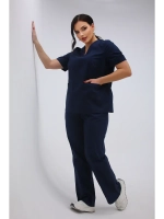 Медицинский костюм с брюками стрейч