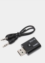 Автомобильный Bluetooth адаптер (2in1) AUX Wireless YET-TR6