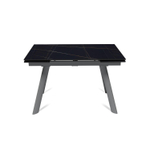 Стол раскладной Stone (120+30+30), керамика матовая Black Gold