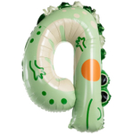 Шар Фольгированный Цифра 4 Зоопарк Крокодил (Ассорти)