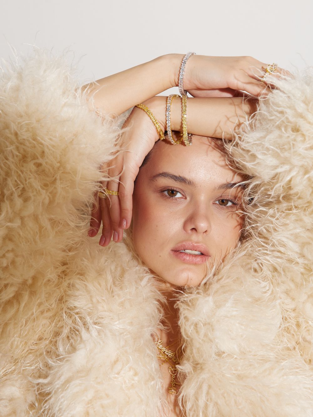 TENNIS SQUARE BRACELET 04 LEMON