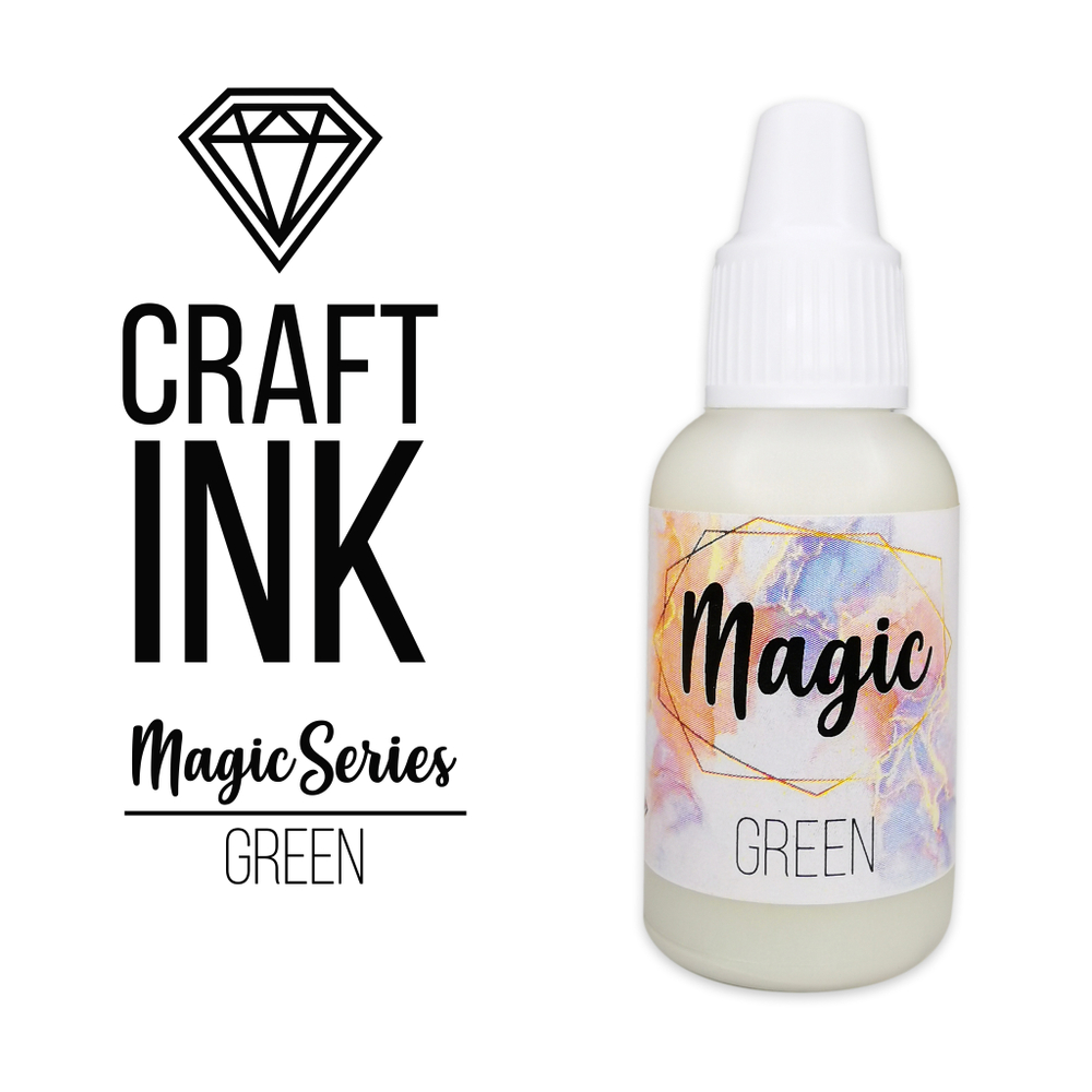 Спиртовые Чернила Craft INK, Magic Series,Green, 20мл