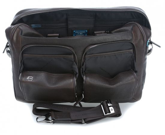 Портфель для ноутбука кожаный Piquadro, Black Square CA2849B3/TM