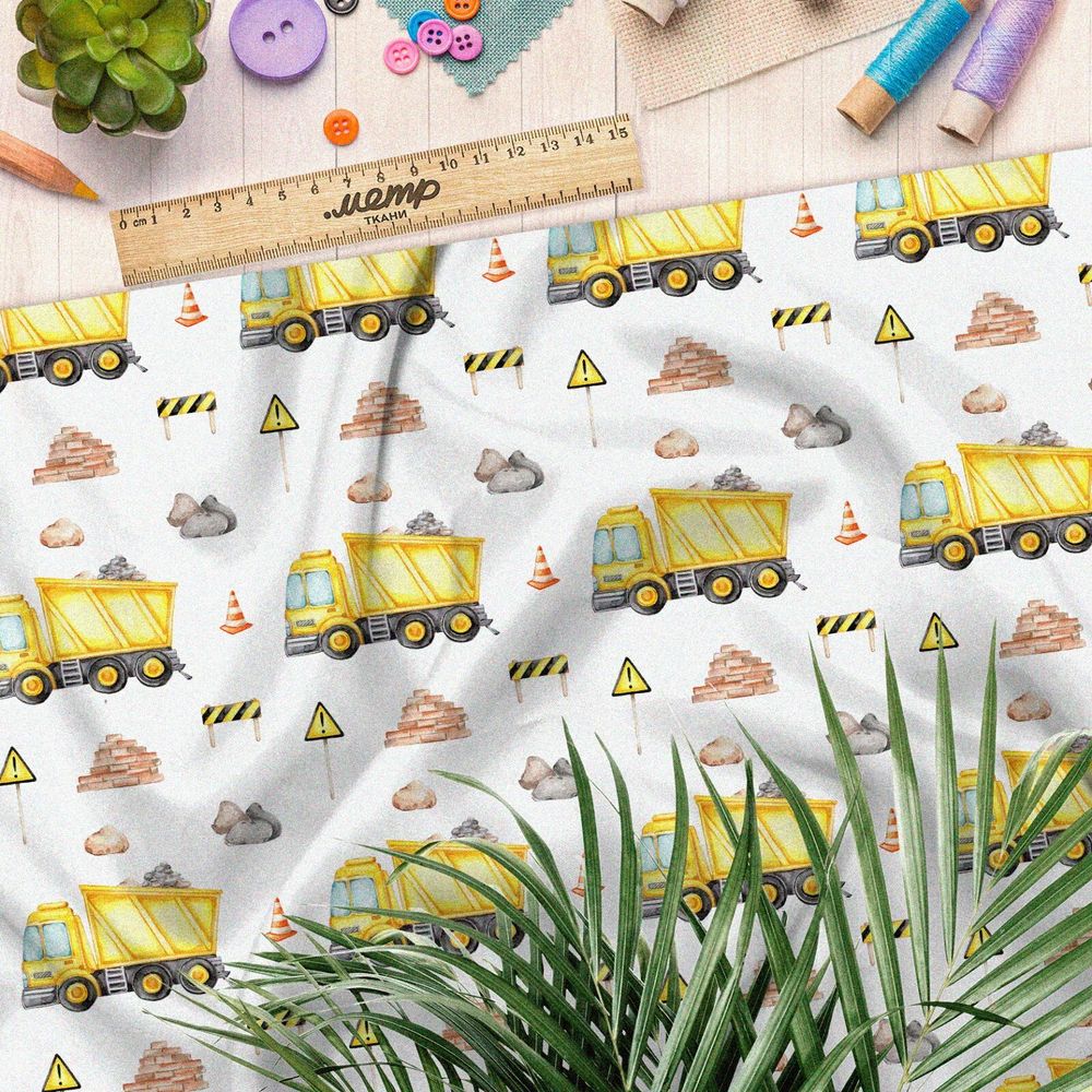 Ткань бифлекс грузовичок