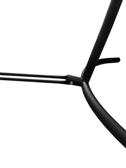 Кресло подвесное Беатрис арт.7036 (стойка+основание.черн.,корзн.корич.,подуш.беж. 2уп. (Т))