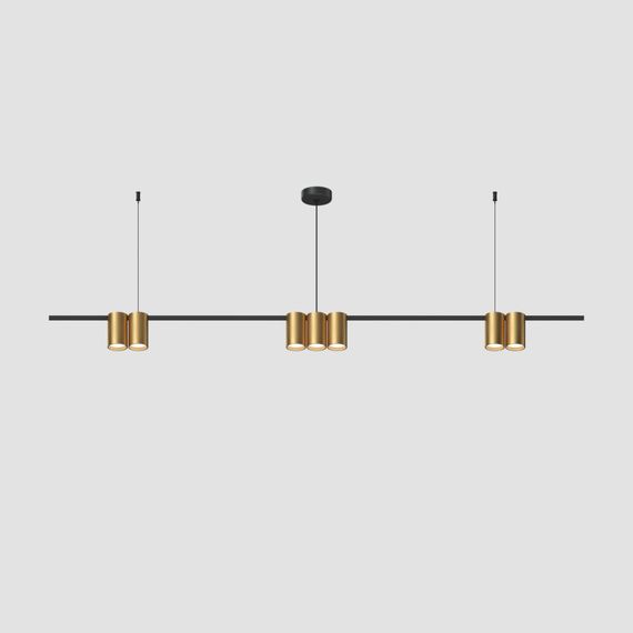 Подвесная люстра Denkirs Orbit DK4063-BK+SG