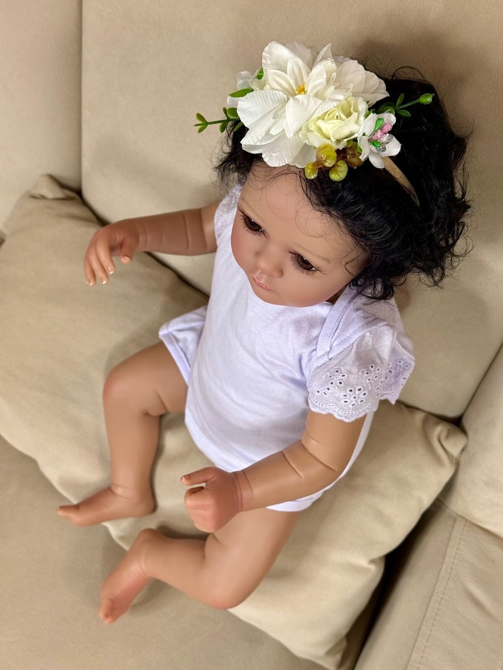 Кукла Реборн мягконабивная 60см (FA-834)