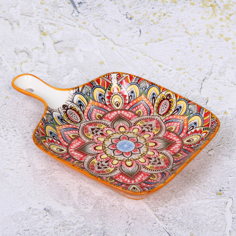 Форма керамическая для запекания «Марракеш» оранж 23*16*3,5см