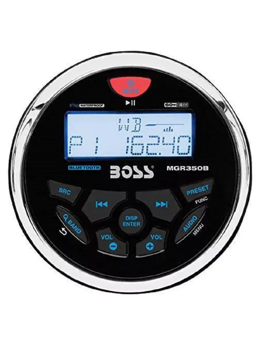 Влагозащ головное устройство Boss Audio Marine MGR350B