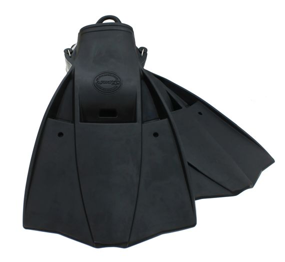 Ласты с открытой пяткой Aquatec Jet Fin черный