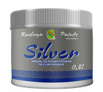 ЭМАЛЬ ДЕКОРАТИВ. РАДУГА-117 SILVER ПЕРЛАМУТ ЛЕССИРУЮЩАЯ 0,3Л