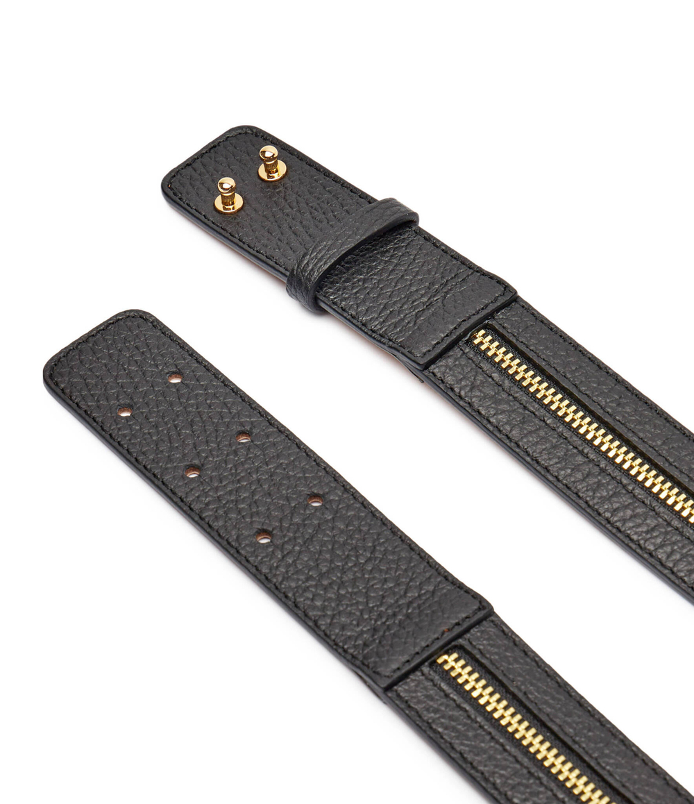 Кожаный ремень Elisabetta Franchi - черный(CT20S46E2)