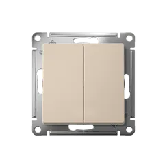 Переключатель проходной 2-кл. СП AtlasDesign 10А (сх. 6/2) 10AX механизм песочн. SE ATN001265