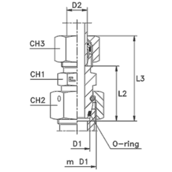 Соединение PNF DS16 36х2 B4 (в сборе)