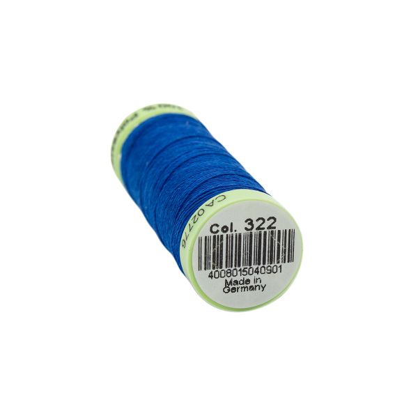 Нитки отделочные Gutermann Top Stitch 30 (30 метров), 5 кат. | 322 синяя бирюза