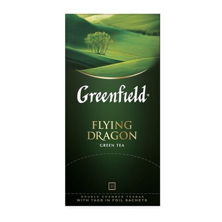 Greenfield чай зеленый Flying Dragon 25 пакетиков