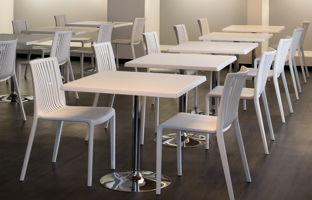 Стул пластиковый Papatya Cool, белый