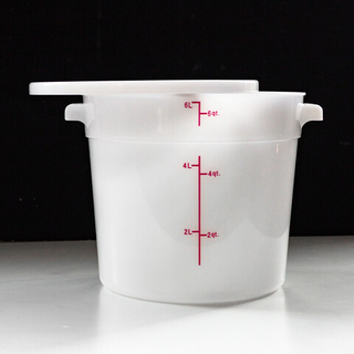 Контейнер круглый 6 л, полипропилен/с крышкой