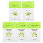 Idealove, Superfood Skin Savior, маска с суперфудами, лайм, 5 шт. по 20 мл (0,68 жидк. унции)