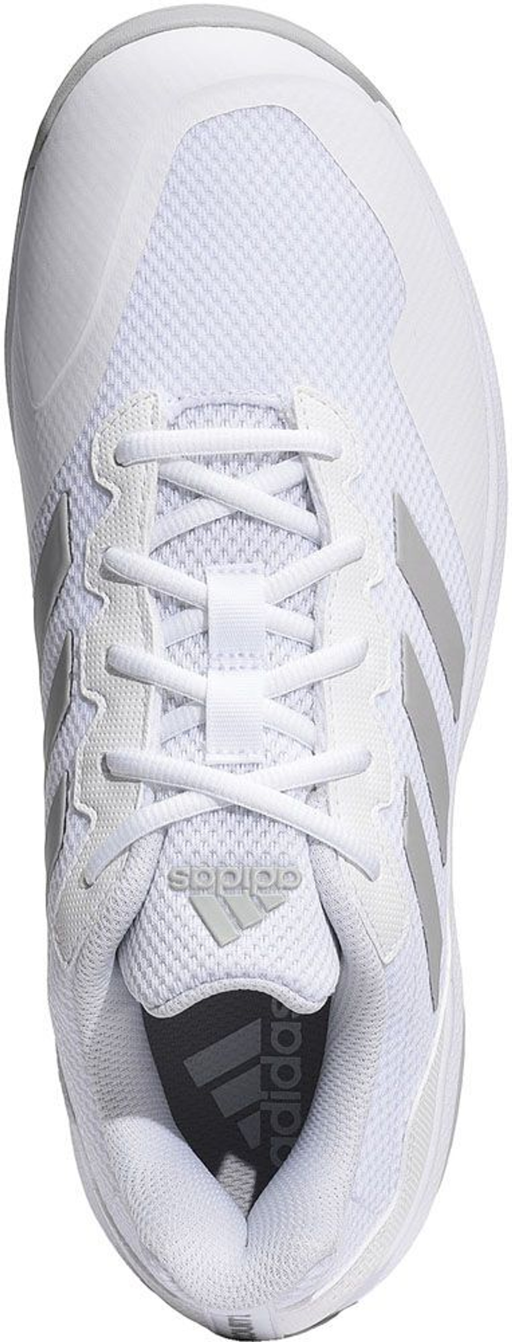 Мужские кроссовки теннисные Adidas GameCourt 2 Omnicourt - footwear white/matte silver/cloud white