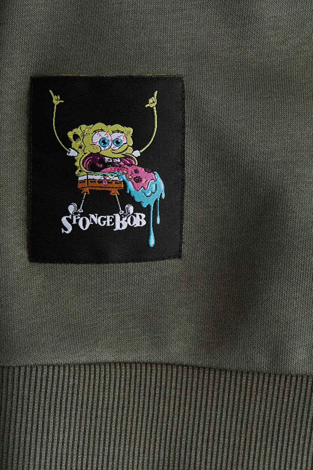 H&M Толстовка с принтом, зеленый