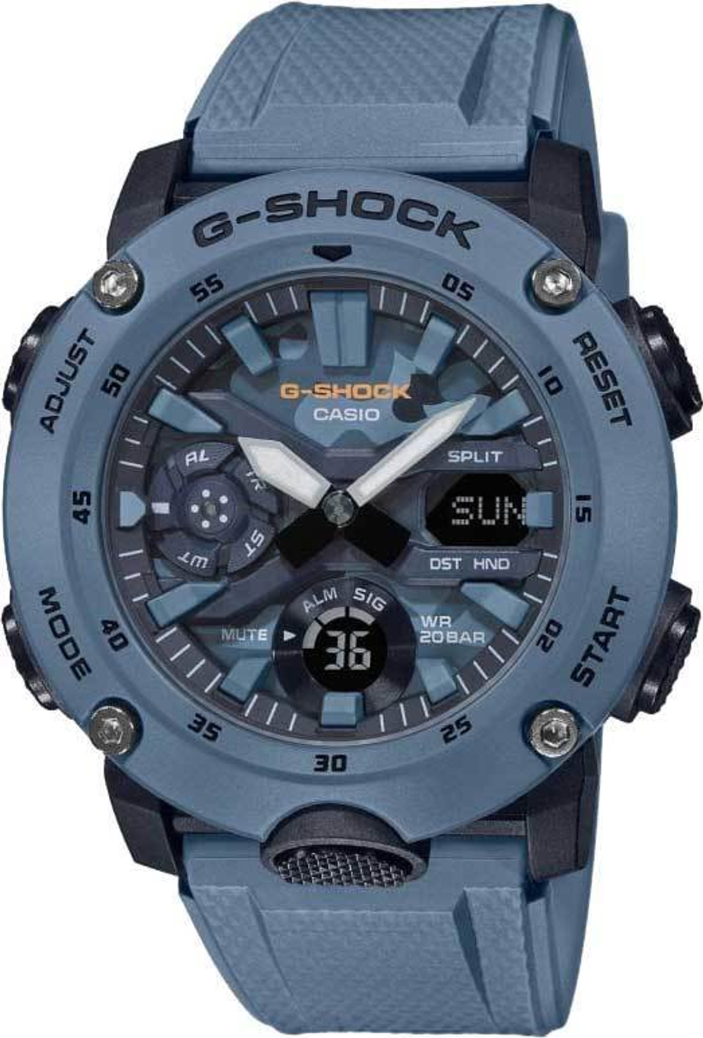 Японские наручные часы Casio G-SHOCK GA-2000SU-2AER